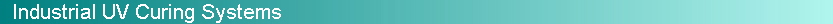 UV Curing Systems Banner